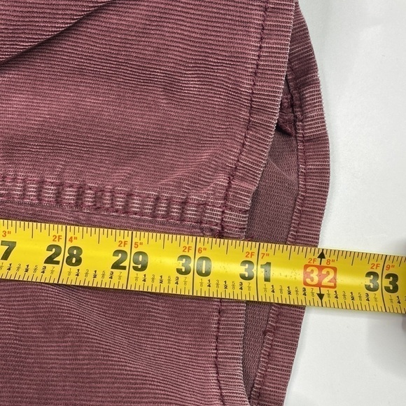 Silver Jeans Suki Surplus Corduroy Burgundy Bootcut Jeans Size 18/32 - Picture 6 of 10